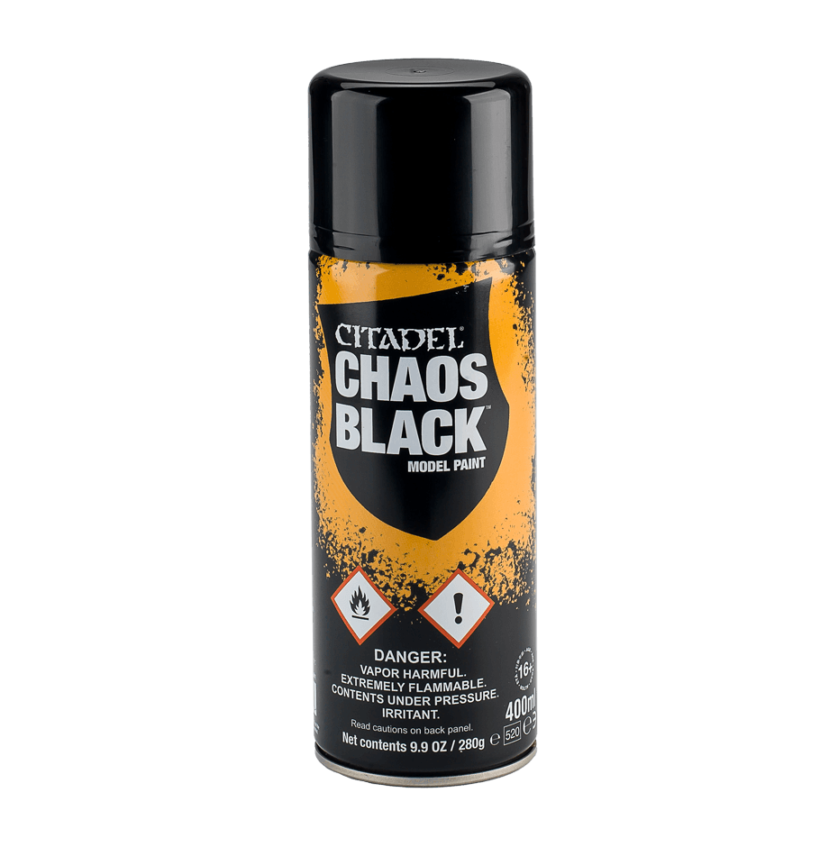 Chaos Black Spray Paint