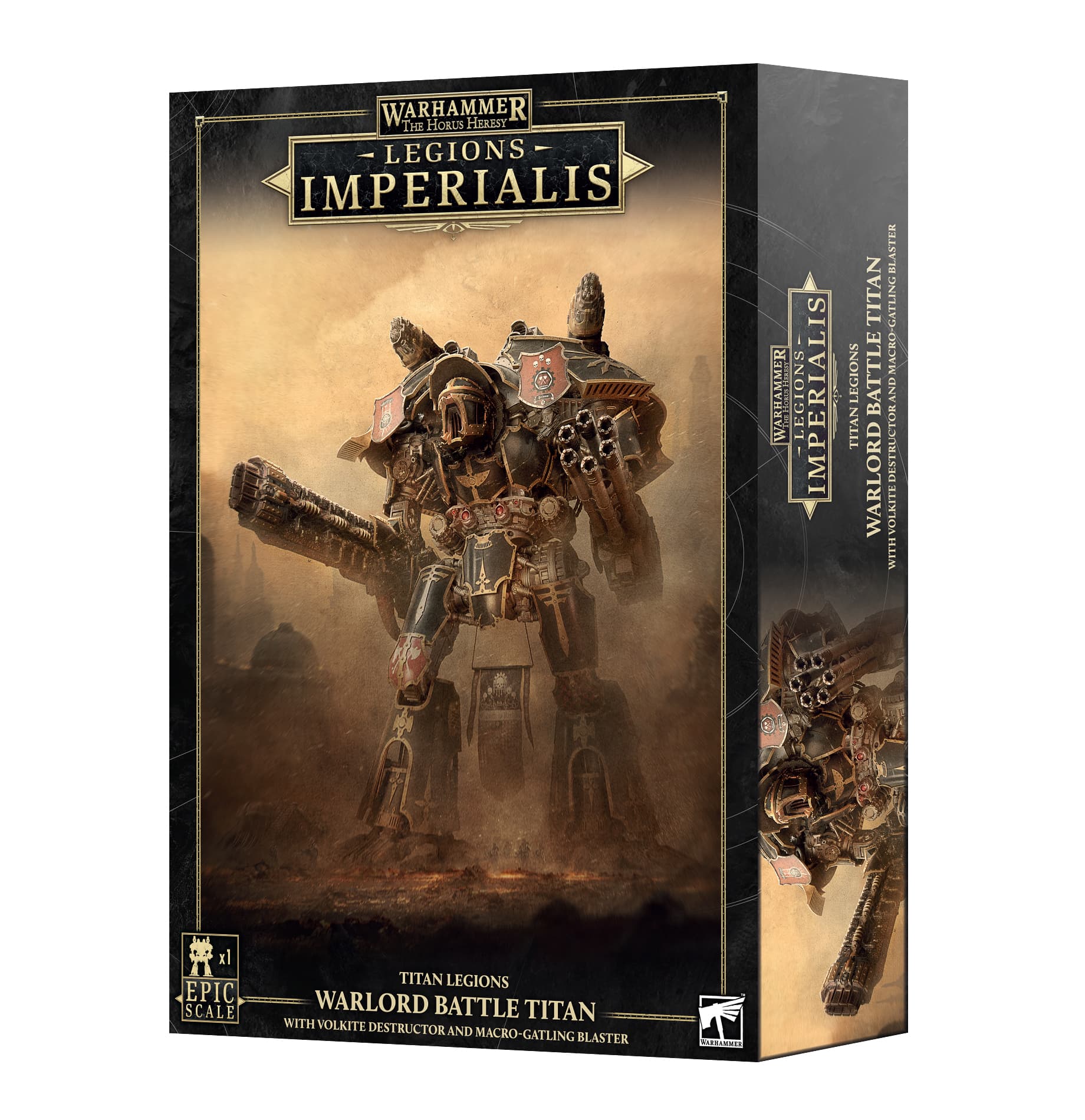 Legions Imperialis: Warlord Titan W/Volkite & Macro Gat